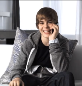 Justin Bieber - one time video screen cap